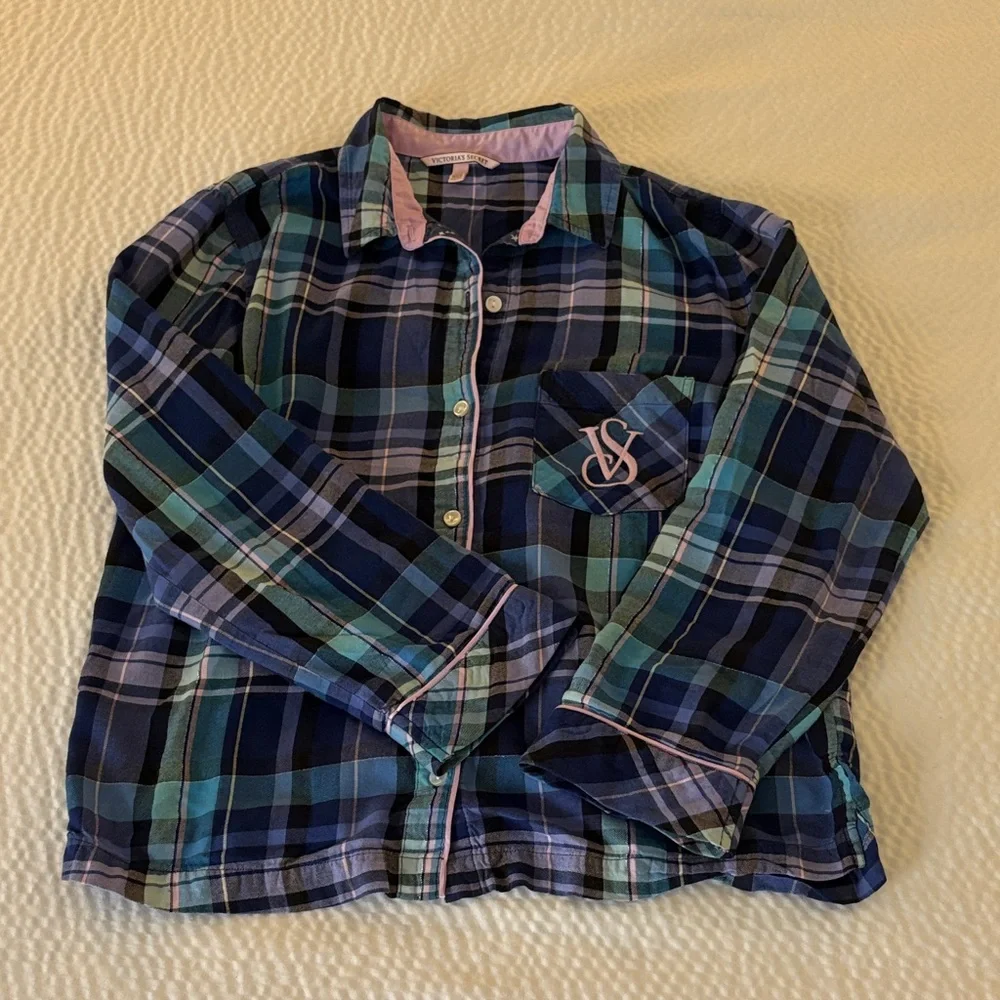 Victoria's Secret Flannel Pajama Set XS - Picture 3 of 11